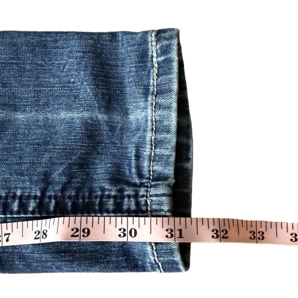 🌙 YMI JEANS Low-Rise Skinny Distressed Denim Size 3 👖 - Picture 11 of 14